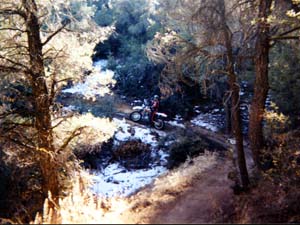 JK riding Tejone at Gorman