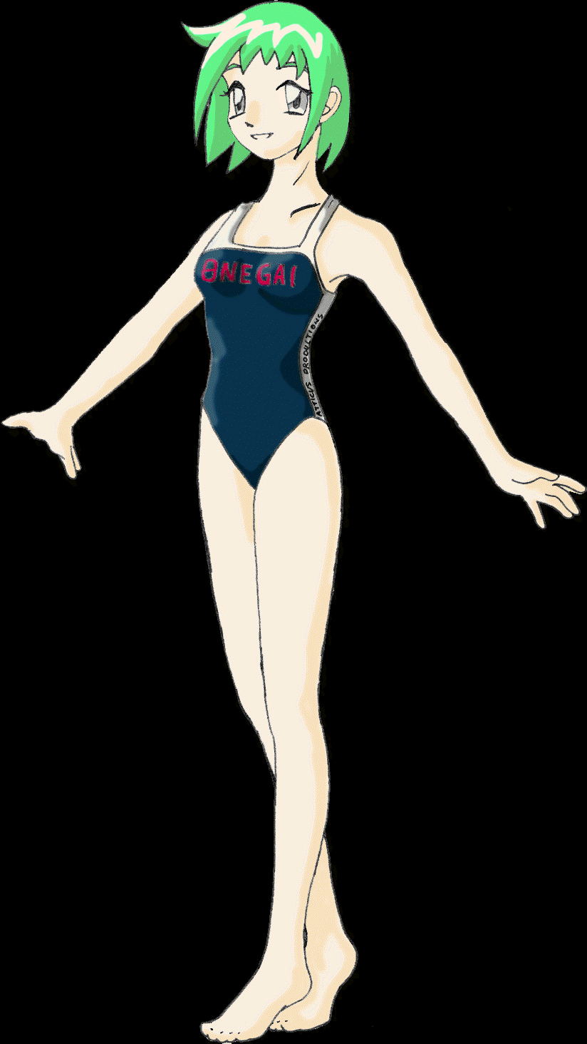 Ai, official mascot of Onegai Studios.