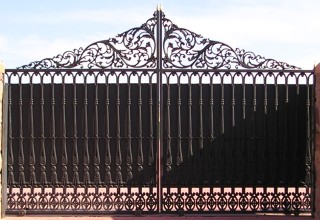 wrought iron gate