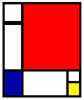 Composition in Red, Yellow, and Blue