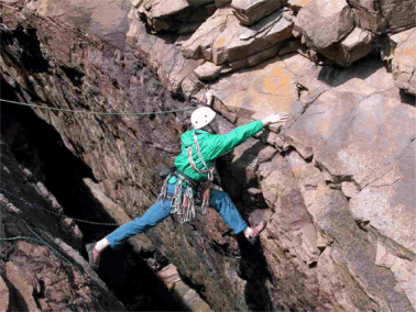 Climbing courses in Devon & Cornwall Dartmoor and sea cliffs