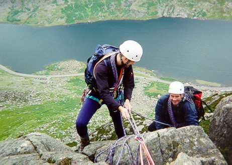 Scrambling on Tryfan