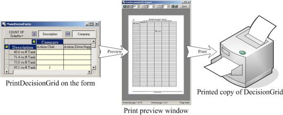 PrintDecisionGrid Preview Sample, size 50K