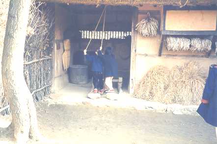 Children Playing on a footmill