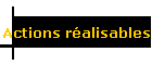 Actions r�alisables