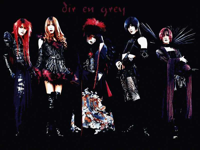 L to R:&nbsp; Die, Shinya, Kyo, Toshiya, and Kaoru&nbsp;&nbsp; DIR EN GREY!!!!!!