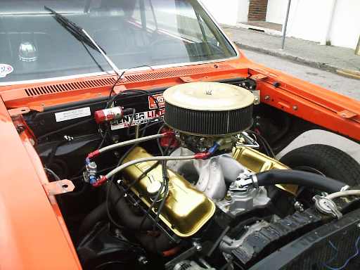 View under the hood.