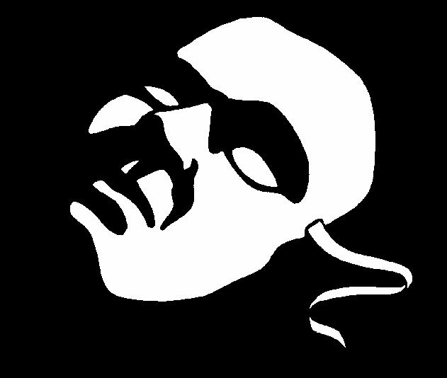 a white masquerade mask, once a symbol of the Camarilla Club