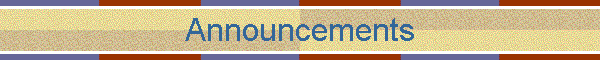 Announcements