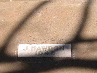 John Hawdon died 1848