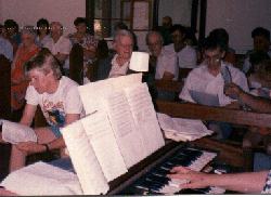 The organist's eye view