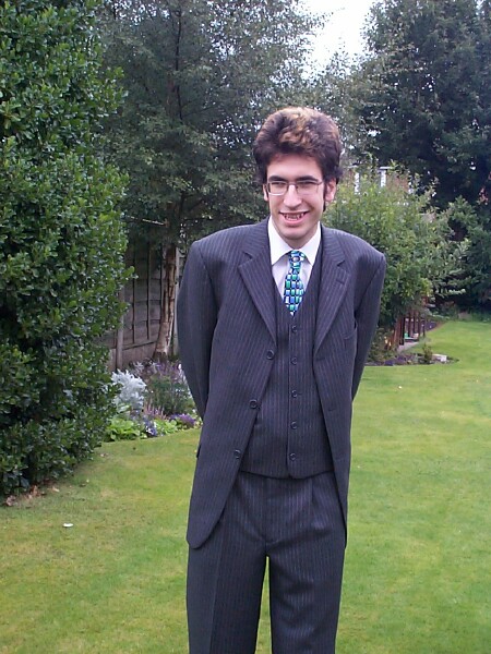 My hair isn't usually that blonde, I had an orange mohican growing out at the time.