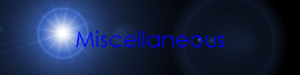 Miscellaneous