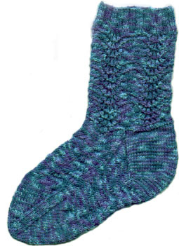 Feather & Fan Sock