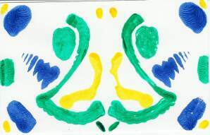 Mom's version of symmetrical painting