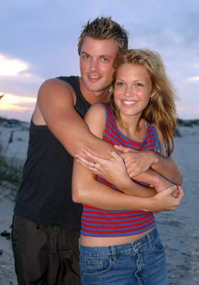 Brian McFayden and Mandy Moore 