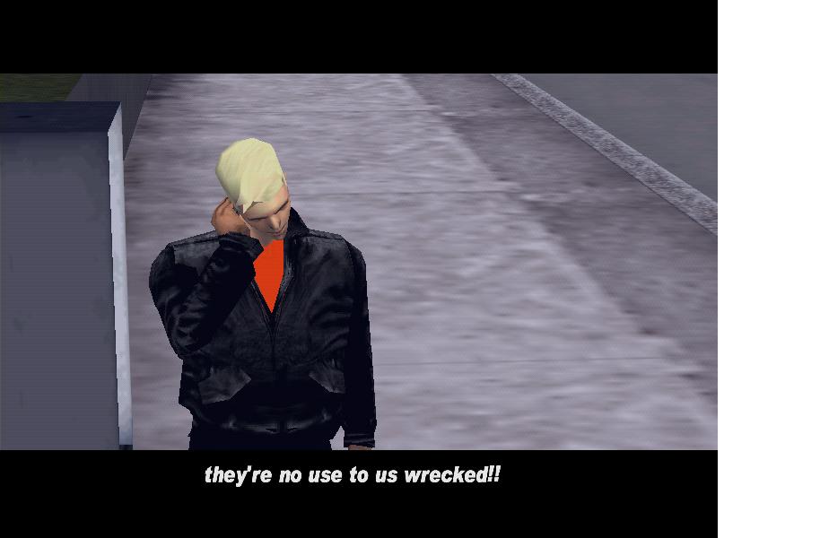 GTA3. Many hours spent in Liberty City. It's a tough game for a Buddhist....