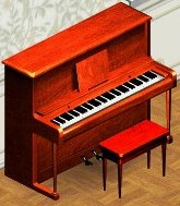 Red piano