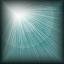 turquoise green sunburst