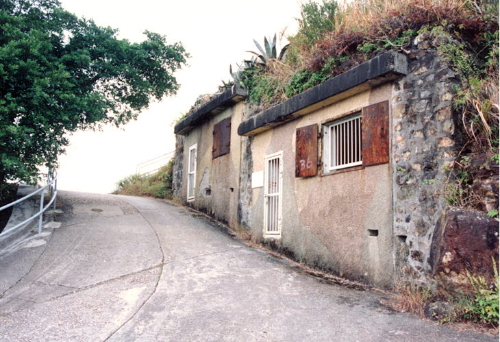 An intact bunker at Sai Wan Fort