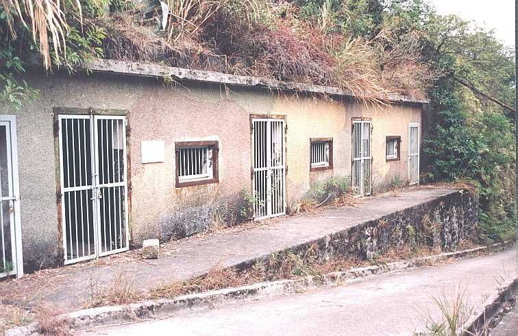 location hided below the small hill that prevented from bombing