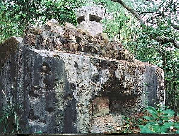 the rear bunker 