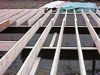 The beginnings of the first floor