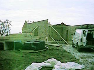 The garage view