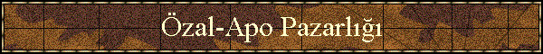�zal-Apo Pazarl���