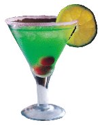 Kiwi Marguerita cocktail