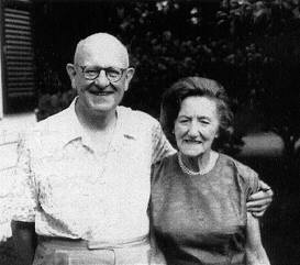 P G Wodehouse and his wife, Ethel
