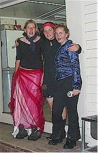 Dressed up for the Oscars at Rutherford Camp