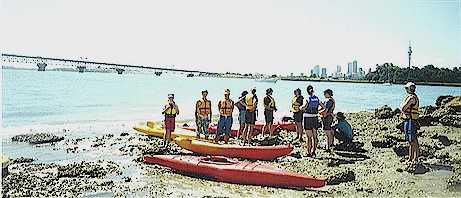 On watchman's Island, February Canoe Course