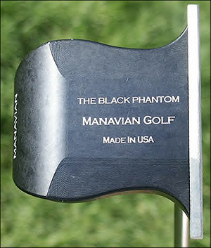 The Black Phantom Putter, Bottom View