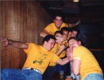 Second Annual Christmas Party at Mchebe's -Ray Santiago, Paul Spera's (face is covered),