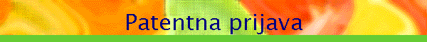 Patentna prijava