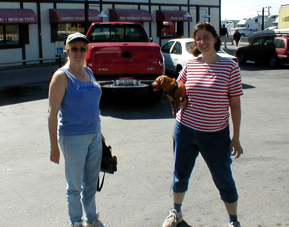 Deb, Michelle, and Pooters in Idaho