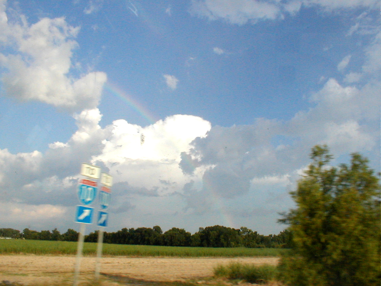 What a cool rainbow