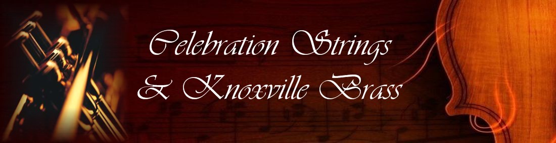 Celebration Strings and Knoxville Brass logo