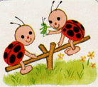 Lady Bugs love Flowers
