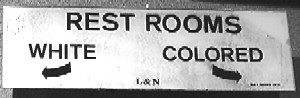 segregation sign