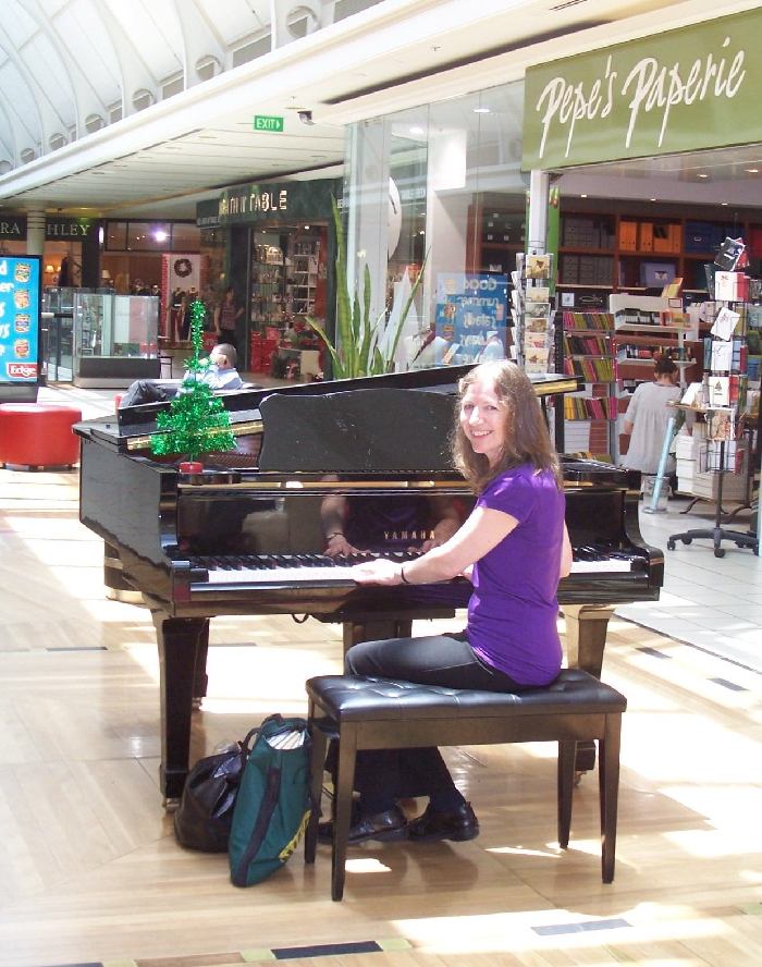 Playing at the Canberra Centre