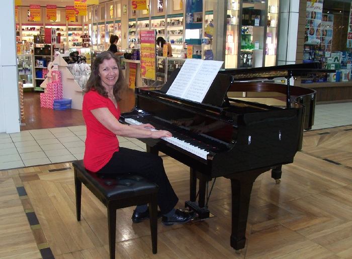 Playing at the Canberra Centre
