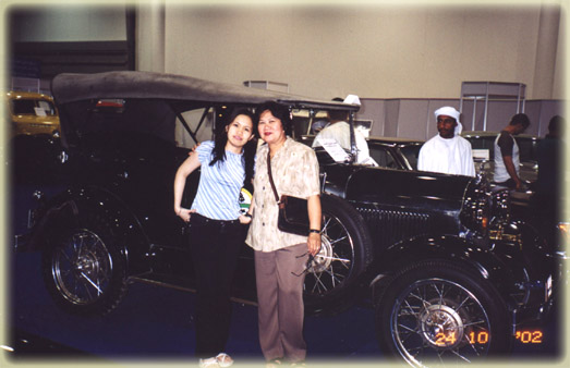 Nellie with Bhing at the CAR EXPO