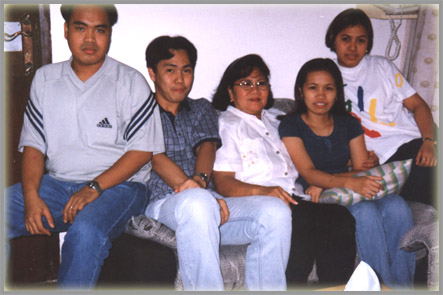 Nellie with Jolan, Harold, Lala and Bhing