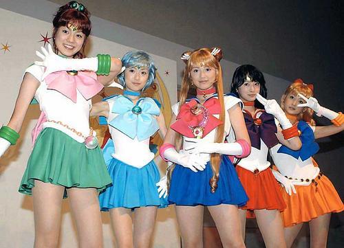 As Sailors n�o ficaram peifeitas no Live Action?