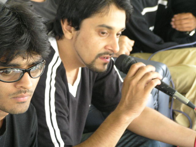 Mani founder of this campaign at campaign karachi match