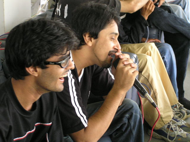 Mani founder of this campaign at campaign karachi matchACTING AS BANO AAPA