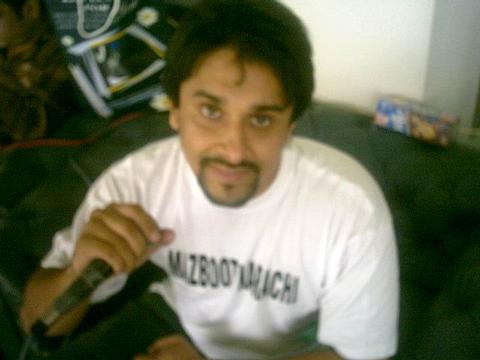 Mani bhai at CAMPAIGN KARACHI cricket match