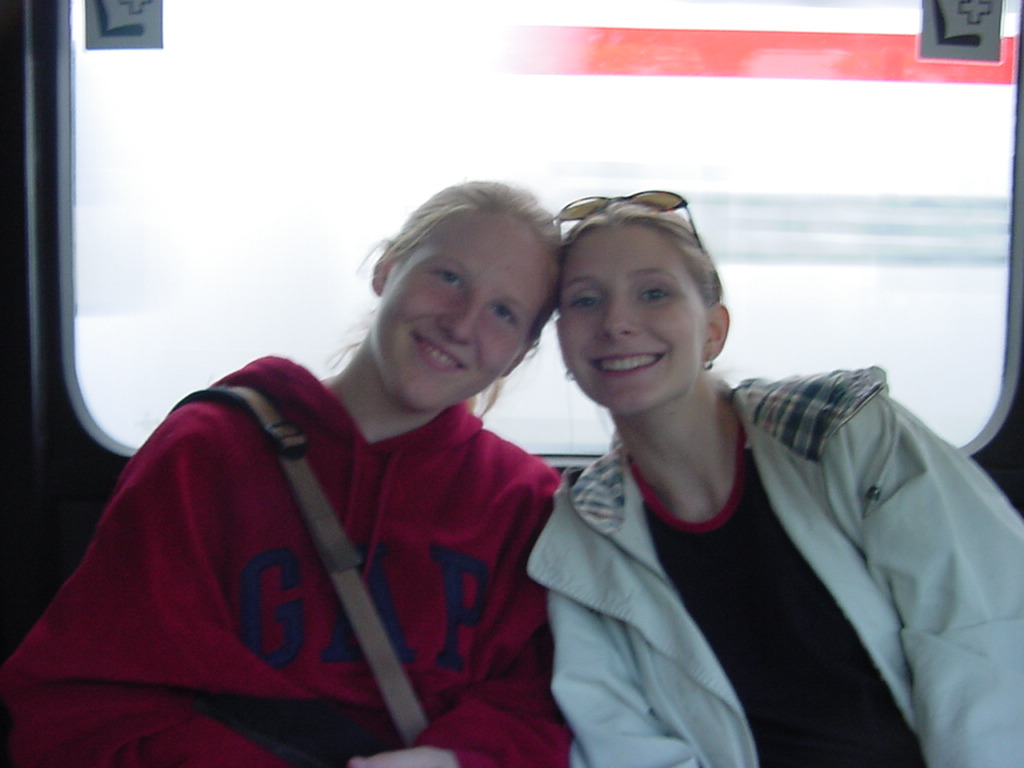 Elena and I on the way home from a day of adventures, shopping, and sightseeing!